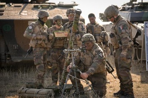 Γάλλοι στρατιώτες σε περσινή ΝΑΤΟική άσκηση στη Ρουμανία, στις ακτές της Μαύρης Θάλασσας
