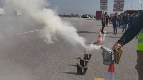 Με τα καπνιστήρια διαμαρτυρήθηκαν στη Θεσσαλονίκη