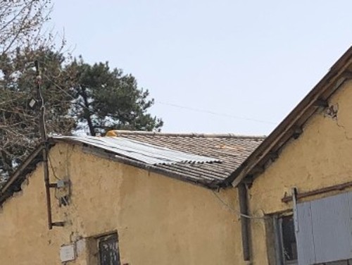 Αμίαντος στις στέγες...