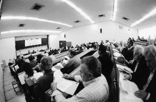 Αποψη από τις εργασίες της Συνδιάσκεψης