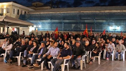 Από την προεκλογική συγκέντρωση στη Λευκάδα