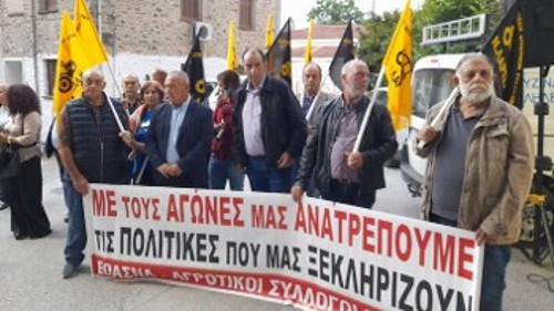 Από την παρέμβαση στη Γιορτή Κερασιού στην Αγιά