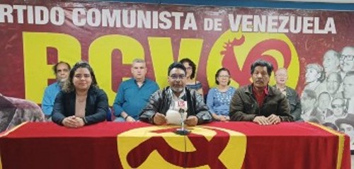 Από τη συνέντευξη Τύπου του ΚΚ Βενεζουέλας για την καταγγελία της νέας κλιμάκωσης της κυβερνητικής επίθεσης εναντίον του Κόμματος