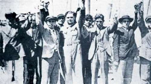 «... Φυλακές, κρεμάλες, δίκες, την ορμή μας δε λυγούν...»