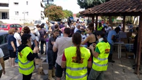 Η αλληλεγγύη που εκφράστηκε τις μέρες της καταστροφής, έχει αφήσει ανεξίτηλο το αποτύπωμά της στην περιοχή