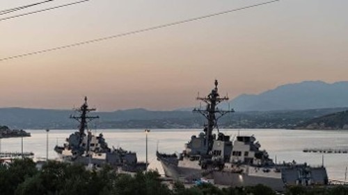 Στη Σούδα τα αντιτορπιλικά «USS Roosevelt» και «USS Hudner»