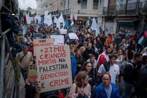 Μεγάλη διαδήλωση στην Πορτογαλία