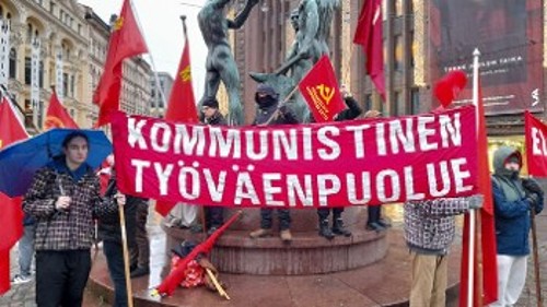 Από την κινητοποίηση των κομμουνιστών στο Ελσίνκι