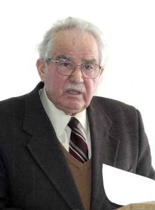 6. ΜΩΡΑΪΤΗΣ ΓΙΩΡΓΟΣ Δημοσιογράφος - συγγραφέας, αντιστασιακός, πρόεδρος Πανελλήνιας Ομοσπονδίας Αντιστασιακών Οργανώσεων (ΠΟΑΟ)