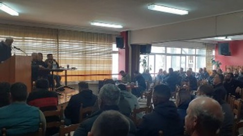 Από τη Γενική Συνέλευση του Συνδικάτου Οικοδόμων Αθήνας