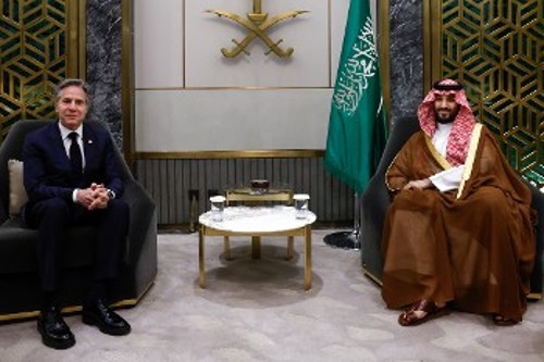 Σταθερά στο επίκεντρο των ΗΠΑ η προσπάθεια για προώθηση συμφωνίας «εξομάλυνσης» σχέσεων Ισραήλ - Σαουδικής Αραβίας