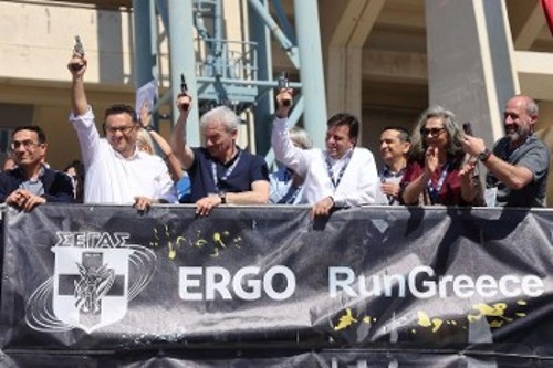 Ο Μ. Συντυχάκης στην εκκίνηση του «Run Greece 2024»