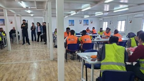 Περιοδεία στο εργοτάξιο του Ελληνικού από το νεοσύστατο Σωματείο