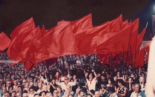 Από τη συγκέντρωση στο 18ο Φεστιβάλ