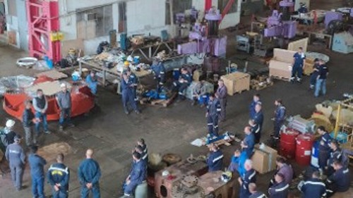 Από την περιοδεία στα ναυπηγεία