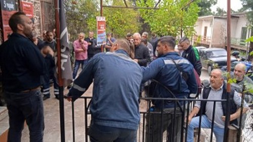 Συγκέντρωση στα γραφεία του Σωματείου
