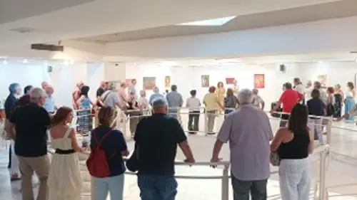 Από την εικαστική έκθεση με τίτλο «Πλήγματα ακριβείας»