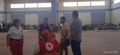 Από την επίσκεψη του κλιμακίου του ΚΚΕ
