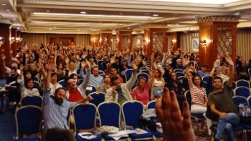 Καθημερινές οι Γενικές Συνελεύσεις (φωτ. από τον Σύλλογο Υπαλλήλων Περιφέρειας Αττικής)