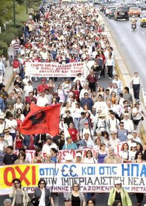 Από την περσινή Μαραθώνια Πορεία Ειρήνης