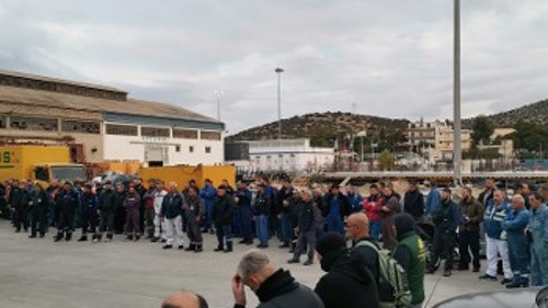 Από τη χτεσινή συγκέντρωση στη Ζώνη του Περάματος για τα δύο νέα «ατυχήματα»