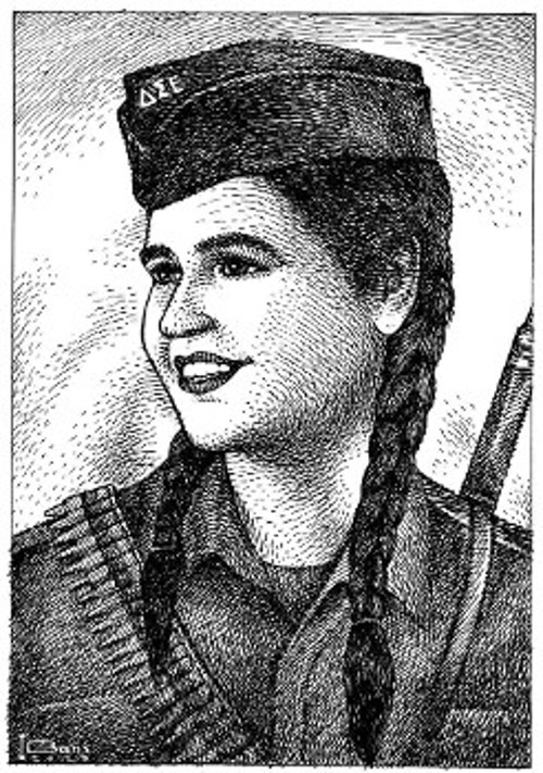 Η «Μυρτιά του Βουνού», έργο του σκιτσογράφου μας Ιάκωβου Βάη