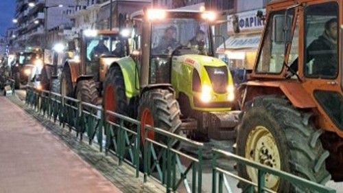 Μηχανοκίνητη πορεία στα Τρίκαλα