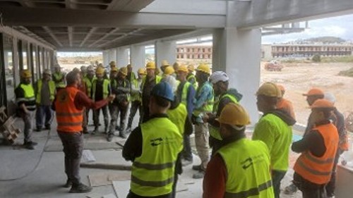 Στο εργοτάξιο του Ελληνικού