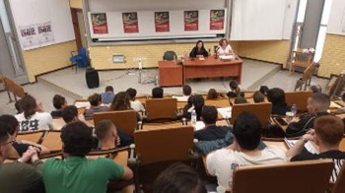 Από την εκδήλωση στην Πολυτεχνική Σχολή