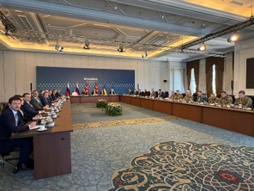 Από τις χθεσινές διαπραγματεύσεις Ρωσίας - Ουκρανίας στην Κωνσταντινούπολη