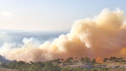 Η φωτιά έχει κάνει στάχτη τεράστιες εκτάσεις