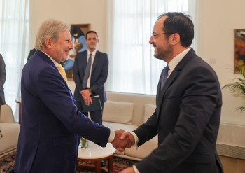 Από τη χτεσινή συνάντηση στο προεδρικό μέγαρο