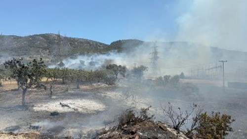 Από τη φωτιά στον Ασπρόπυργο