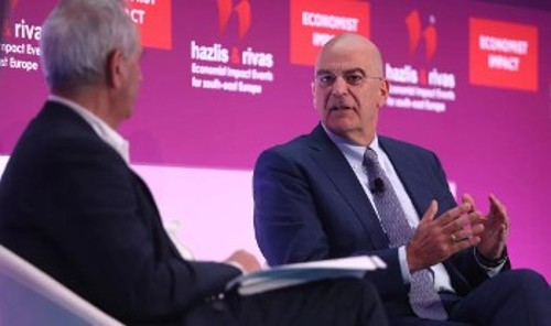 Ο υπουργός Αμυνας στο συνέδριο του «Economist»