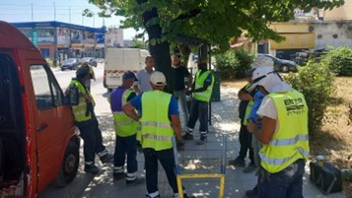 Παρέμβαση στα Γιάννενα από το Συνδικάτο Οικοδόμων