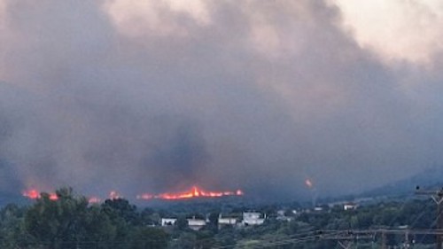Από την μεγάλη φωτιά στην Πρέβεζα
