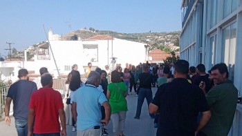 Στιγμιότυπα από τις απεργιακές συγκεντρώσεις
