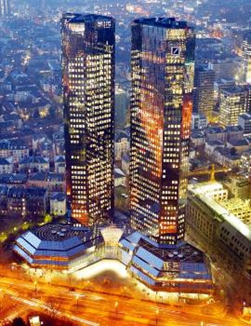 Το κτίριο της Deutsche Bank στη Γερμανία
