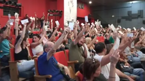 Από τη Συνέλευση του Σωματείου Μισθωτών Τεχνικών