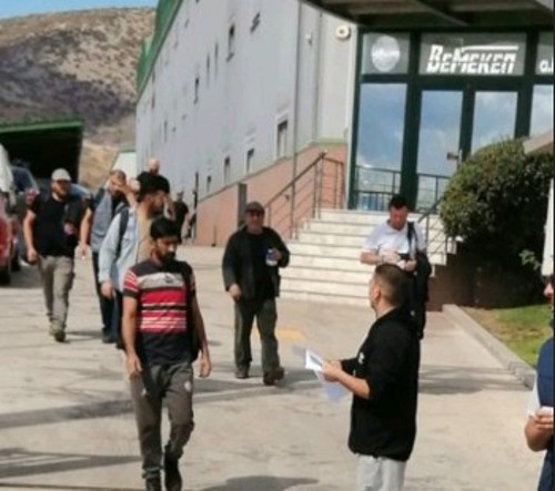 Εξόρμηση σε εργοστάσιο μετάλλου στον Βόλο
