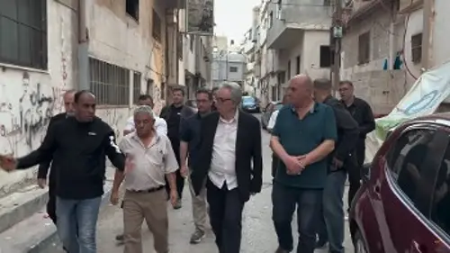 Στον προσφυγικό καταυλισμό Al-Jalazone