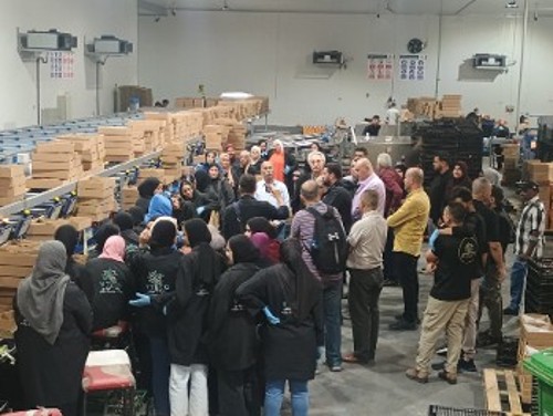 Ιεριχώς, Οκτώβρης 2025: Το ΠΑΜΕ επισκέπτεται χώρους δουλειάς στο πλαίσιο της αποστολής αλληλεγγύης