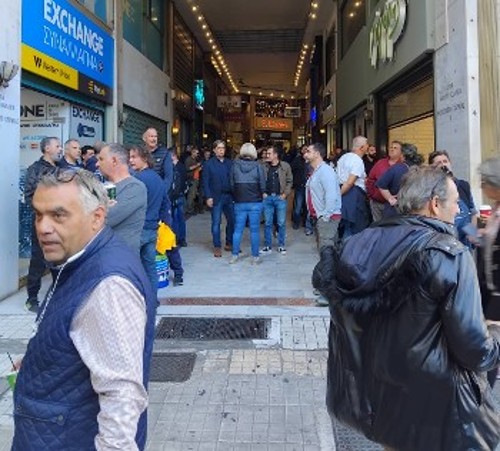 Από την κινητοποίηση των εργαζομένων στα ΕΛΤΑ