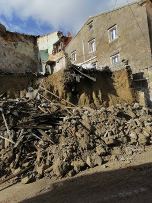 Καταστροφές σε σπίτια στη Βόρεια Κέρκυρα