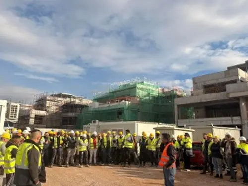 Αμεση απάντηση από το Σωματείο: Συγκεντρώσεις χθες στα εργοτάξια του Ελληνικού