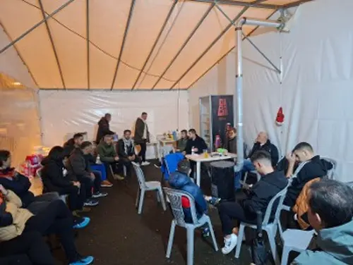 Σωματεία των Τρικάλων επισκέπτονται το μπλόκο