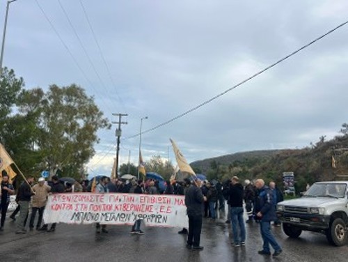 Από το μπλόκο στα Μεγάλα Χωράφια