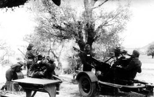 Πρέσπα: Αντιαεροπορικά στο Γενικό Αρχηγείο του ΔΣΕ το 1948