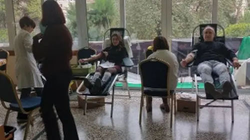 Από την εθελοντική αιμοδοσία στην Πάτρα