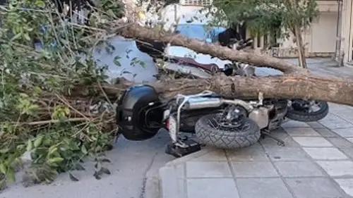 Θεσσαλονίκη: Με θυελλώδεις ανέμους η e-food συνεχίζει τις διανομές